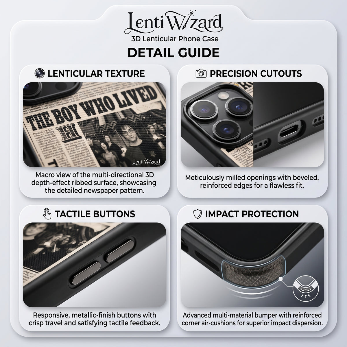 Harry Potter Lenticular Phone Case