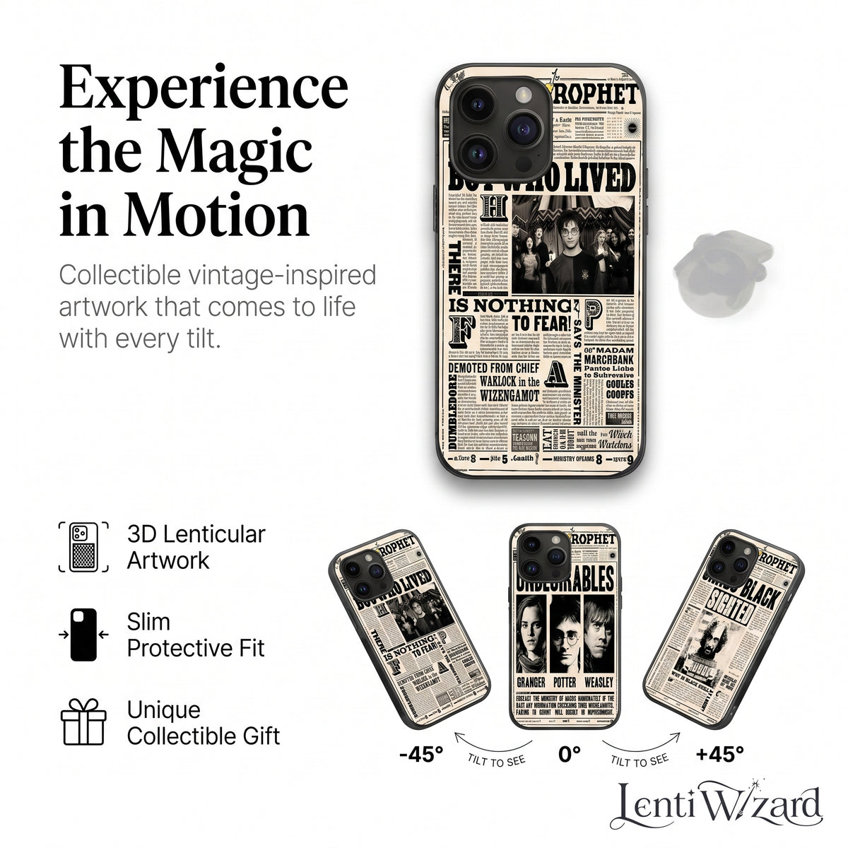 Harry Potter Lenticular Phone Case