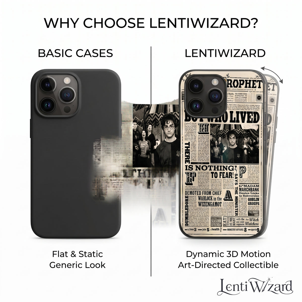 Harry Potter Lenticular Phone Case
